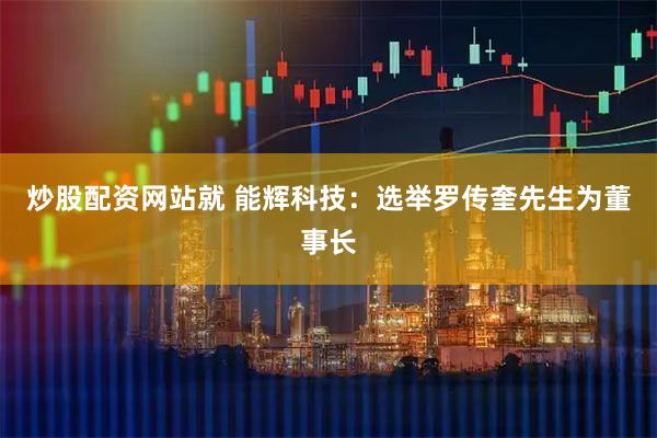 炒股配资网站就 能辉科技：选举罗传奎先生为董事长