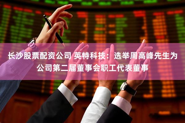 长沙股票配资公司 英特科技：选举周高峰先生为公司第二届董事会职工代表董事